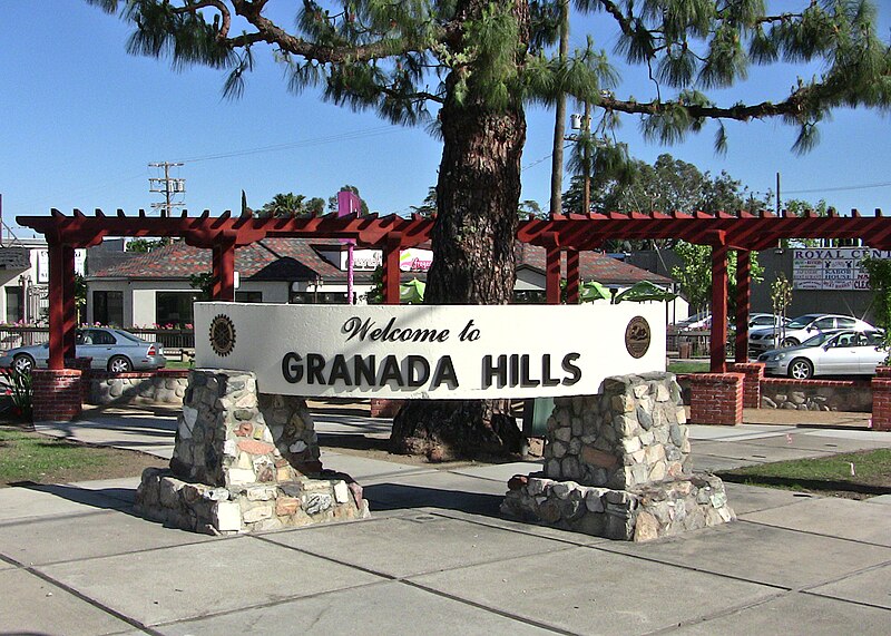 Granada Hills skyline