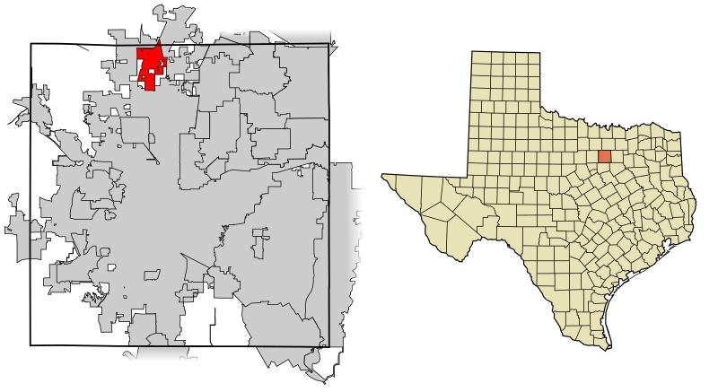 Haslet skyline